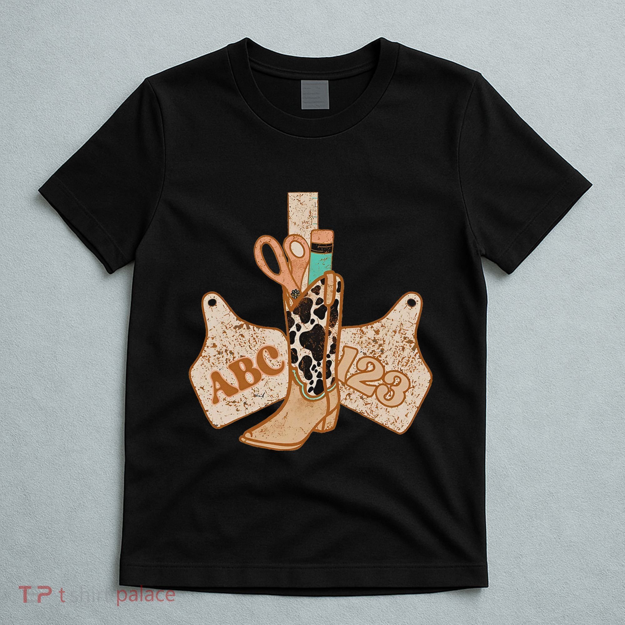 Abc 123 Western Cowgirl Teacher Back To School Teacher T-Shirt