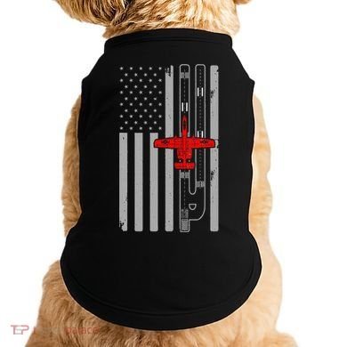 A 10 Warthog Airplane American Flag Runway A10 Thunderbird Doggie Tank