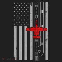 A 10 Warthog Airplane American Flag Runway A10 Thunderbird Beanie thumb 2