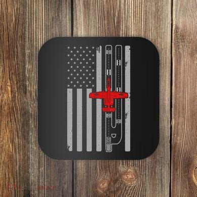 A 10 Warthog Airplane American Flag Runway A10 Thunderbird Coaster
