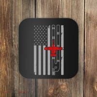 A 10 Warthog Airplane American Flag Runway A10 Thunderbird Coaster thumb 0