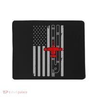 A 10 Warthog Airplane American Flag Runway A10 Thunderbird Mousepad thumb 0