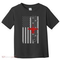 A 10 Warthog Airplane American Flag Runway A10 Thunderbird Toddler T-Shirt thumb 0