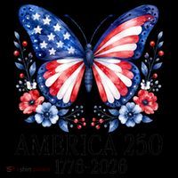 America 250 1776 -2026 Patriotic Flag Butterfly  Coffee Mug thumb 5