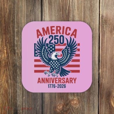 America 250th Anniversary Coaster