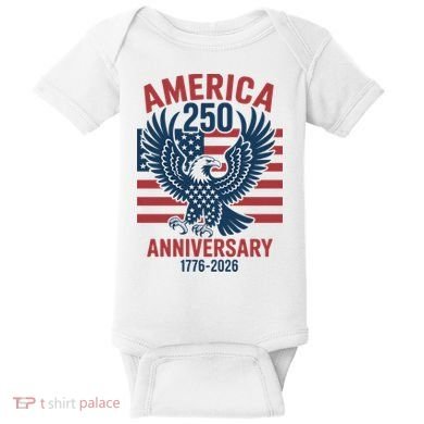 America 250th Anniversary Baby Bodysuit