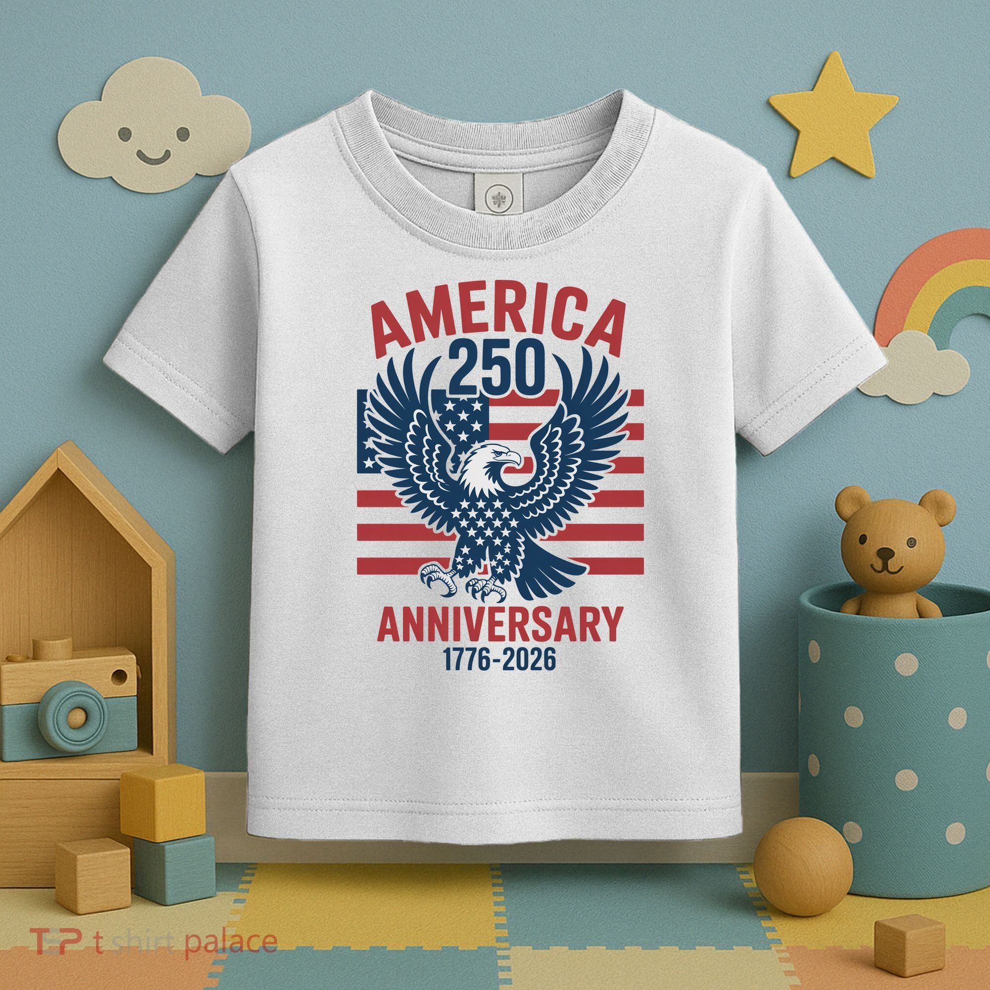 America 250th Anniversary Toddler T-Shirt