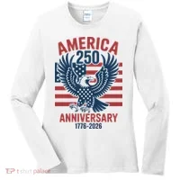 America 250th Anniversary Women's Long Sleeve Shirt thumb 0