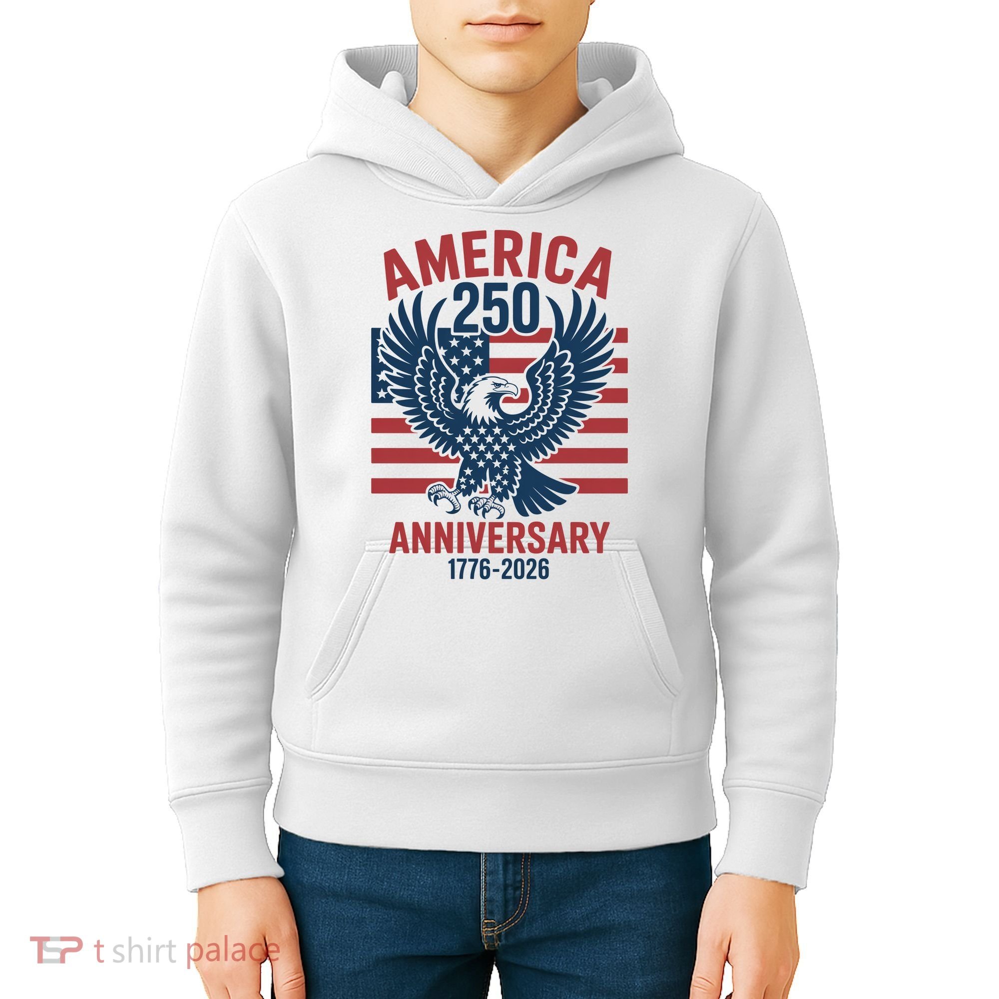 America 250th Anniversary Kids Hoodie