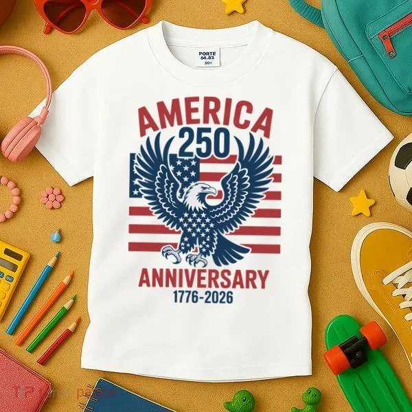 America 250th Anniversary Kids T-Shirt