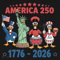 America 250th Anniversary Goose Cartoon  Coaster thumb 2