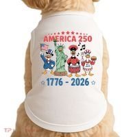 America 250th Anniversary Goose Cartoon  Doggie Tank thumb 0