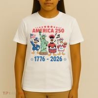 America 250th Anniversary Goose Cartoon  T-Shirt thumb 4
