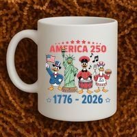 America 250th Anniversary Goose Cartoon  Coffee Mug thumb 2