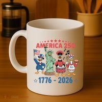 America 250th Anniversary Goose Cartoon  Coffee Mug thumb 4