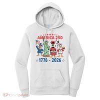 America 250th Anniversary Goose Cartoon  Women's Hoodie thumb 0