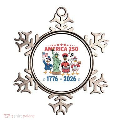 America 250th Anniversary Goose Cartoon  Ornament