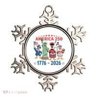 America 250th Anniversary Goose Cartoon  Ornament thumb 0