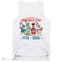 America 250th Anniversary Goose Cartoon  Tank Top thumb 0