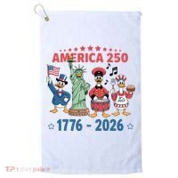 America 250th Anniversary Goose Cartoon  Golf Towel thumb 0