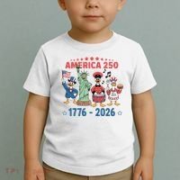 America 250th Anniversary Goose Cartoon  Toddler T-Shirt thumb 2