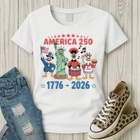 America 250th Anniversary Goose Cartoon  Women's T-Shirt thumb 3