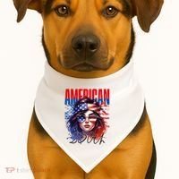 American 250th Anniversary USA 250 Years USA-Made Doggie Bandana thumb 1