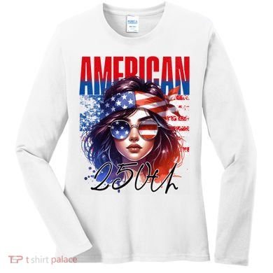American 250th Anniversary USA 250 Years Women's Long Sleeve Shirt
