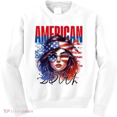 American 250th Anniversary USA 250 Years Kids Sweatshirt