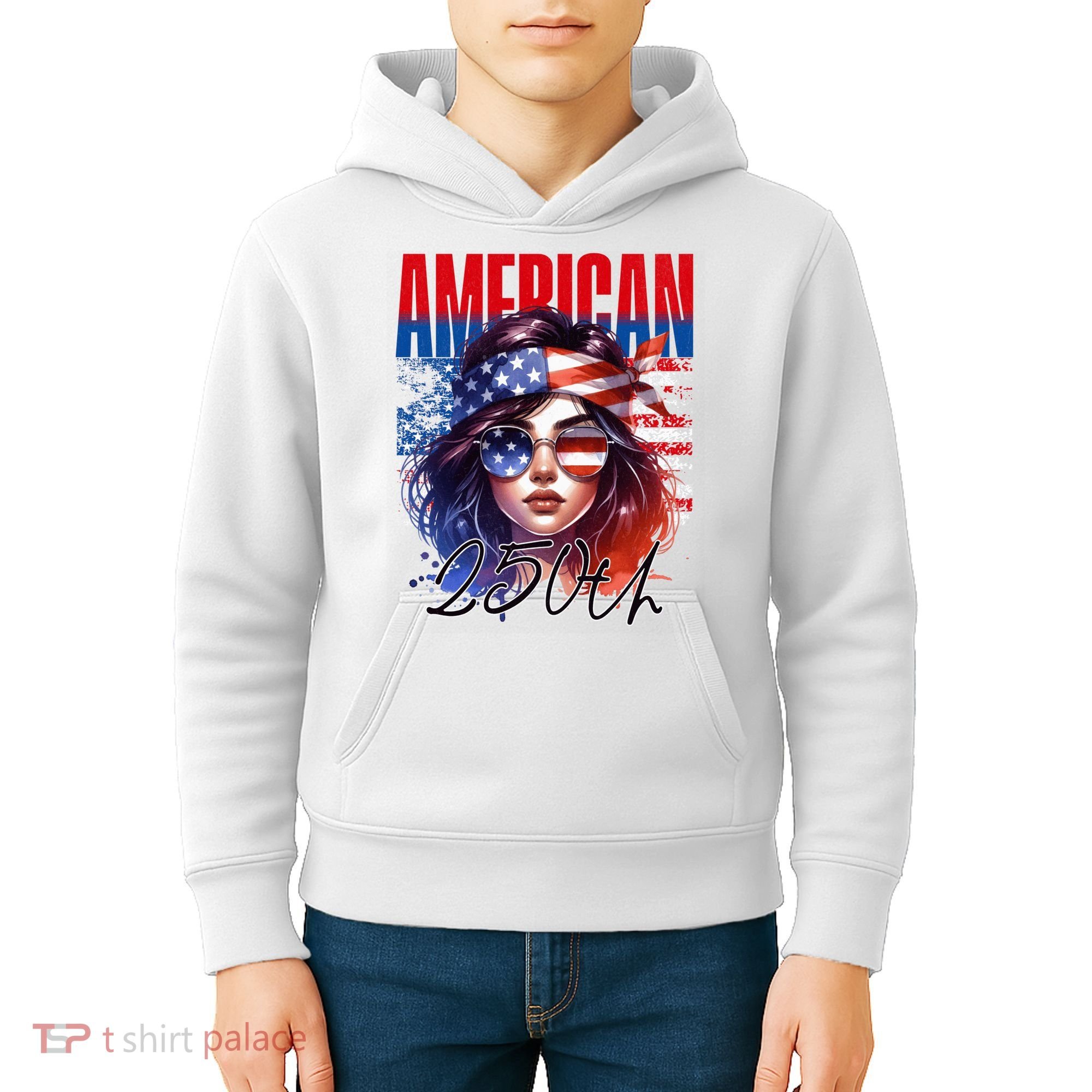 American 250th Anniversary USA 250 Years Kids Hoodie