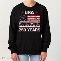 America 250th Anniversary 1776-2026 We The People 250 Years Women's Sweatshirt thumb 0