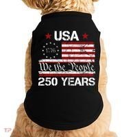 America 250th Anniversary 1776-2026 We The People 250 Years Doggie Tank thumb 0