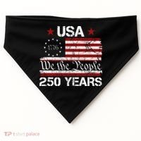 America 250th Anniversary 1776-2026 We The People 250 Years USA-Made Doggie Bandana thumb 0