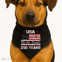 America 250th Anniversary 1776-2026 We The People 250 Years USA-Made Doggie Bandana thumb 1