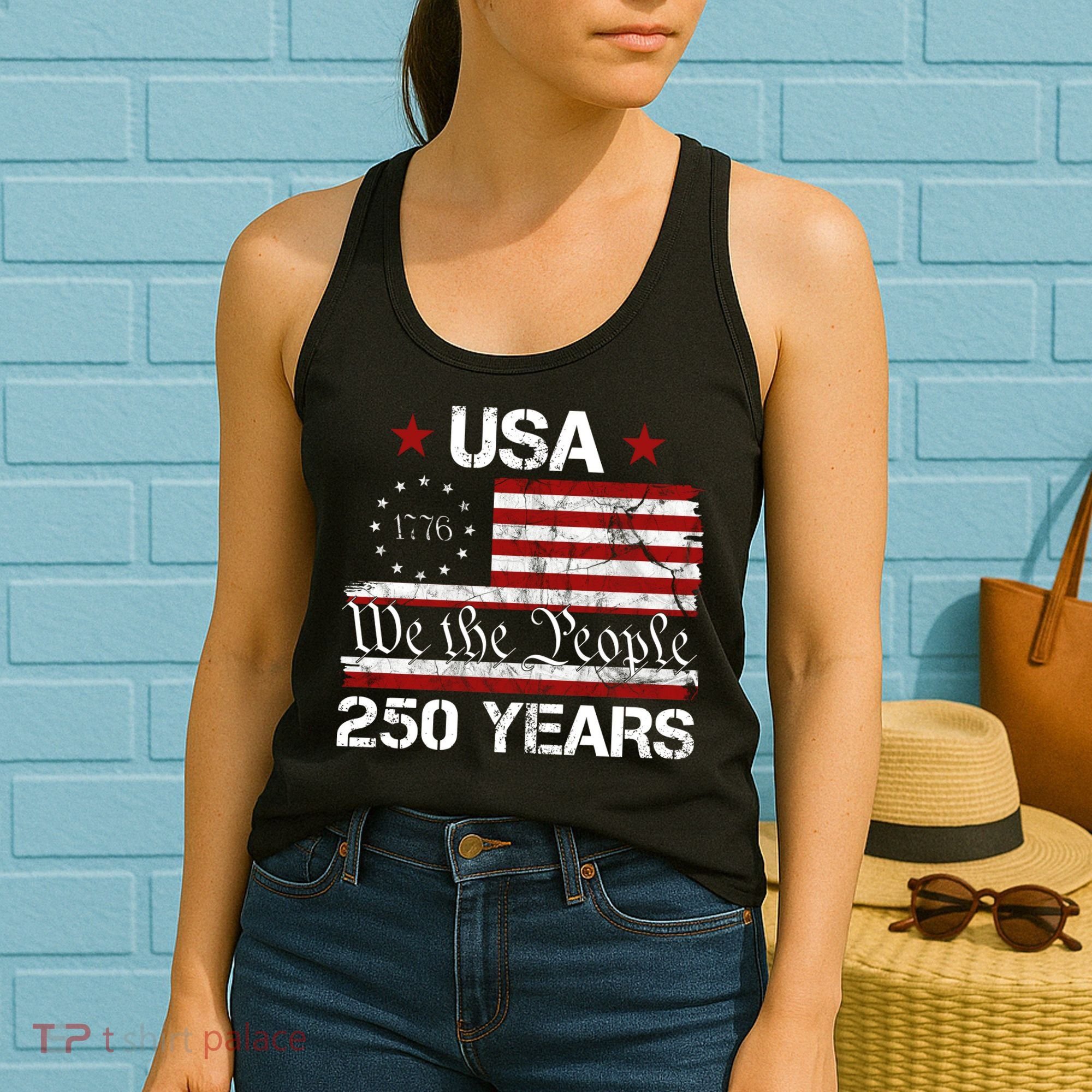 America 250th Anniversary 1776-2026 We The People 250 Years Women's Tank Top
