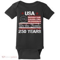 America 250th Anniversary 1776-2026 We The People 250 Years Baby Bodysuit thumb 0