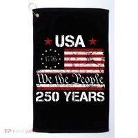 America 250th Anniversary 1776-2026 We The People 250 Years Golf Towel thumb 0