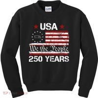 America 250th Anniversary 1776-2026 We The People 250 Years Kids Sweatshirt thumb 0