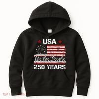 America 250th Anniversary 1776-2026 We The People 250 Years Kids Hoodie thumb 0