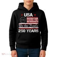 America 250th Anniversary 1776-2026 We The People 250 Years Kids Hoodie thumb 4
