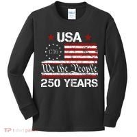 America 250th Anniversary 1776-2026 We The People 250 Years Kids Long Sleeve Shirt thumb 0