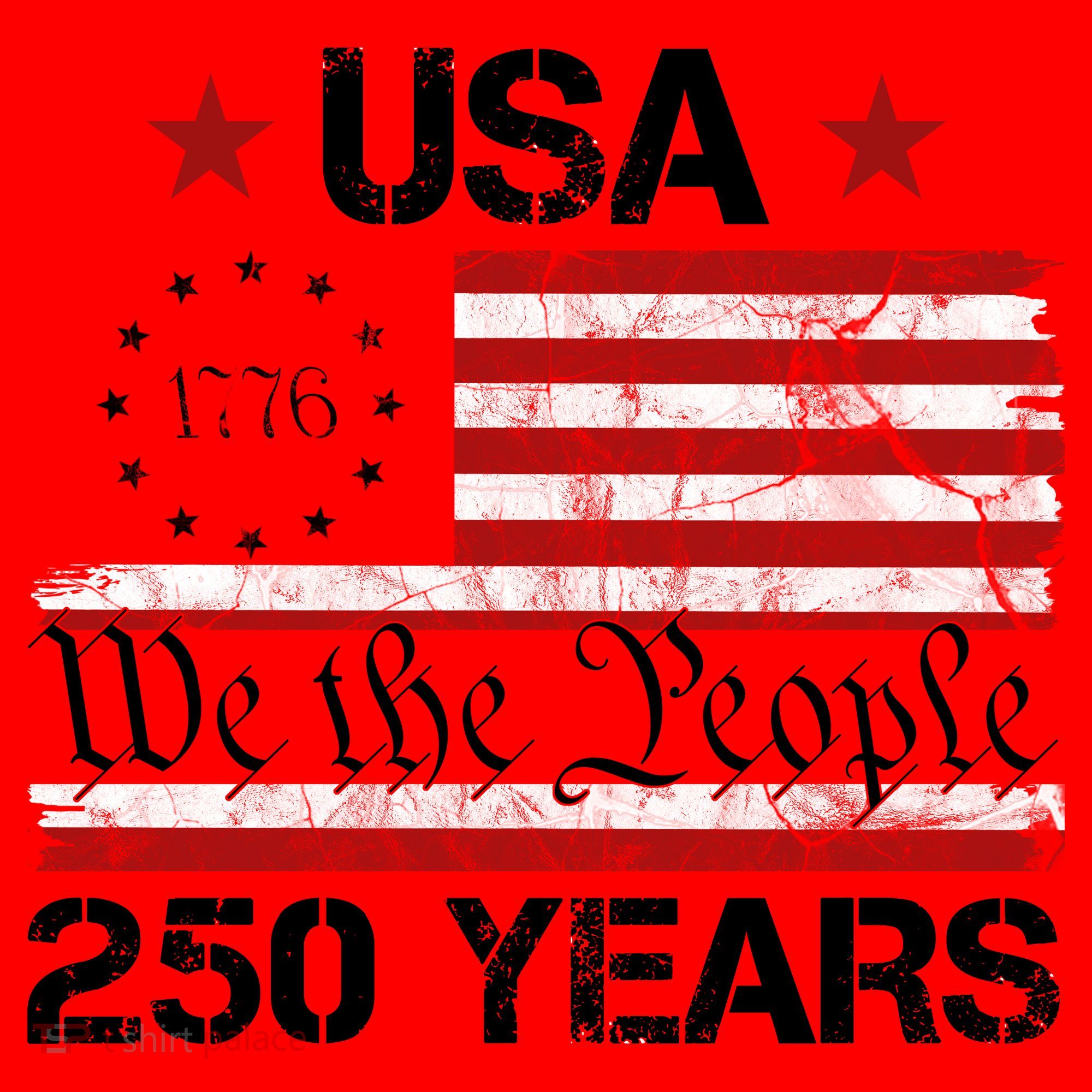America 250th Anniversary 1776-2026 We The People 250 Years Santa Hat