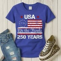 America 250th Anniversary 1776-2026 We The People 250 Years Women's T-Shirt thumb 3