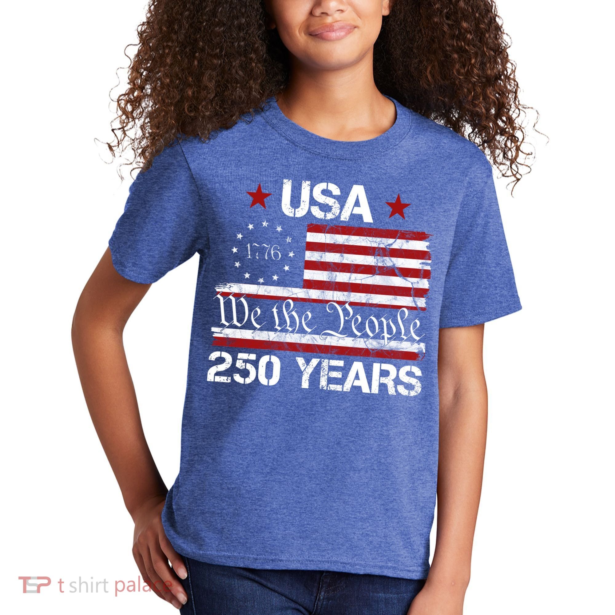 America 250th Anniversary 1776-2026 We The People 250 Years Kids T-Shirt