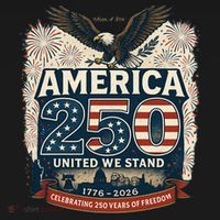 America's 250th Anniversary Of Freedom USA 1776-2026 Ornament thumb 1