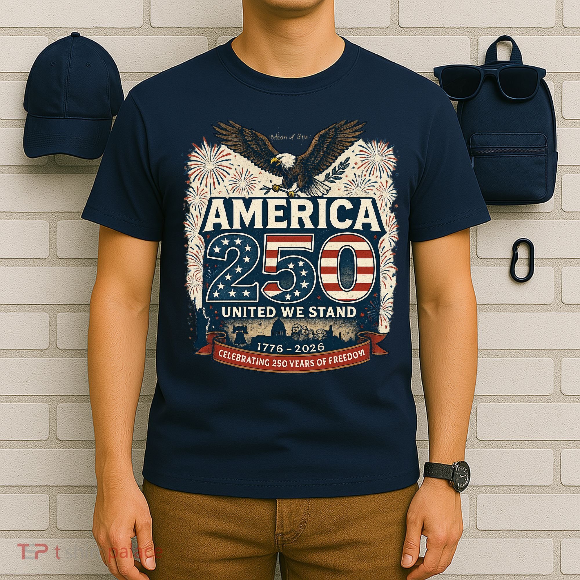 America's 250th Anniversary Of Freedom USA 1776-2026 T-Shirt