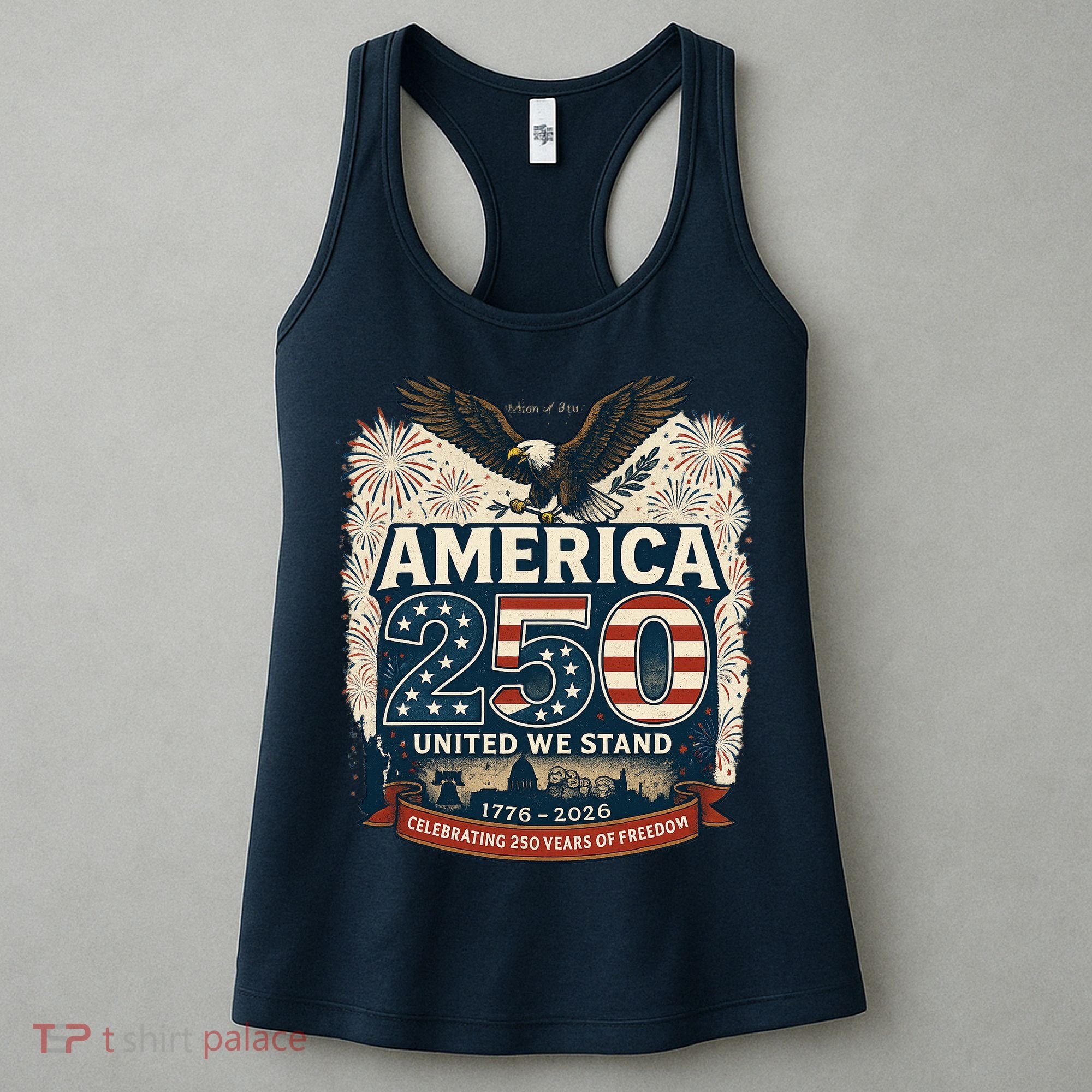 America's 250th Anniversary Of Freedom USA 1776-2026 Women's Tank Top