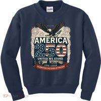 America's 250th Anniversary Of Freedom USA 1776-2026 Kids Sweatshirt thumb 0