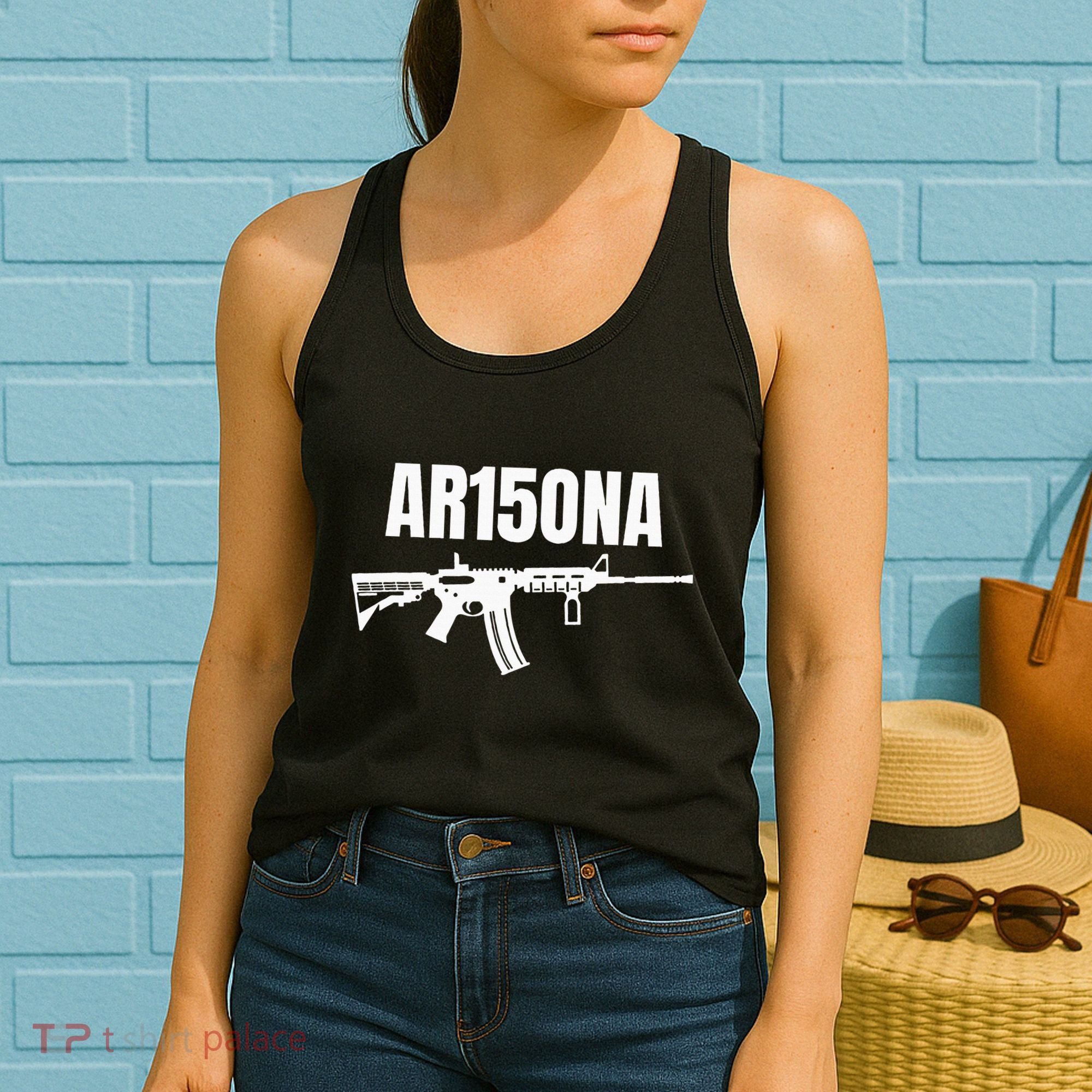 Ar15ona 2nd Amendment Ar 15 For Gun Owners Women's Tank Top