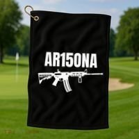 Ar15ona 2nd Amendment Ar 15 For Gun Owners Golf Towel thumb 1